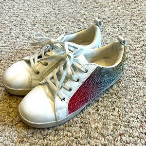 Girls juicy couture sneakers worn once size youth 3!